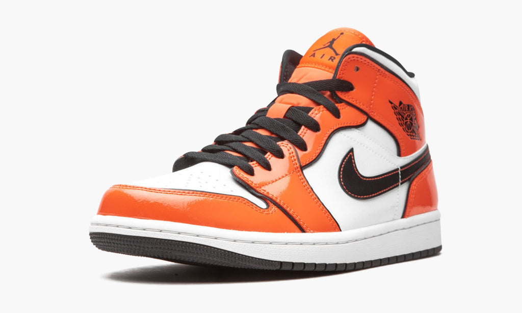 Air Jordan 1 Mid SE Turf Orange Sneakers - Limited Edition