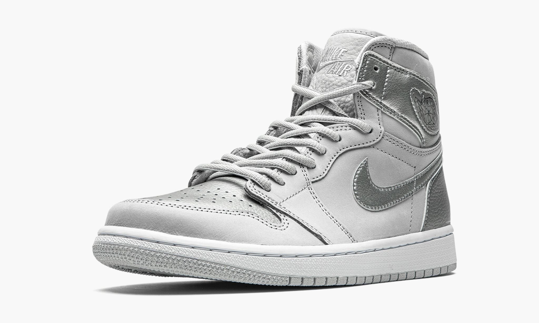 Air Jordan 1 Retro High CO.JP Metallic Silver Sneakers - Game Changer