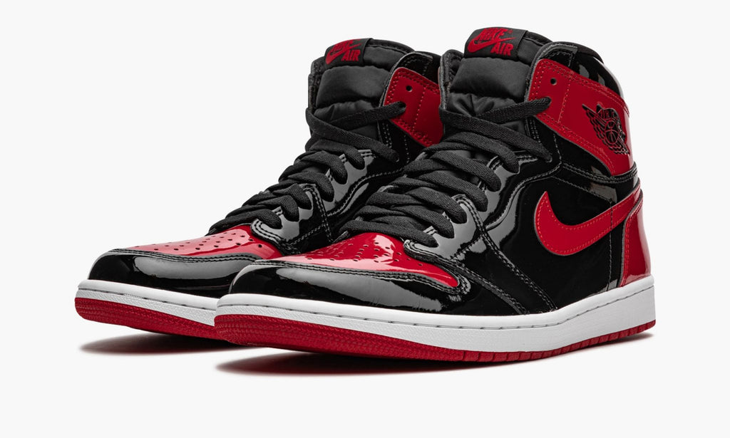 Air Jordan 1 Retro High OG Bred Patent Sneakers - Archive Edition