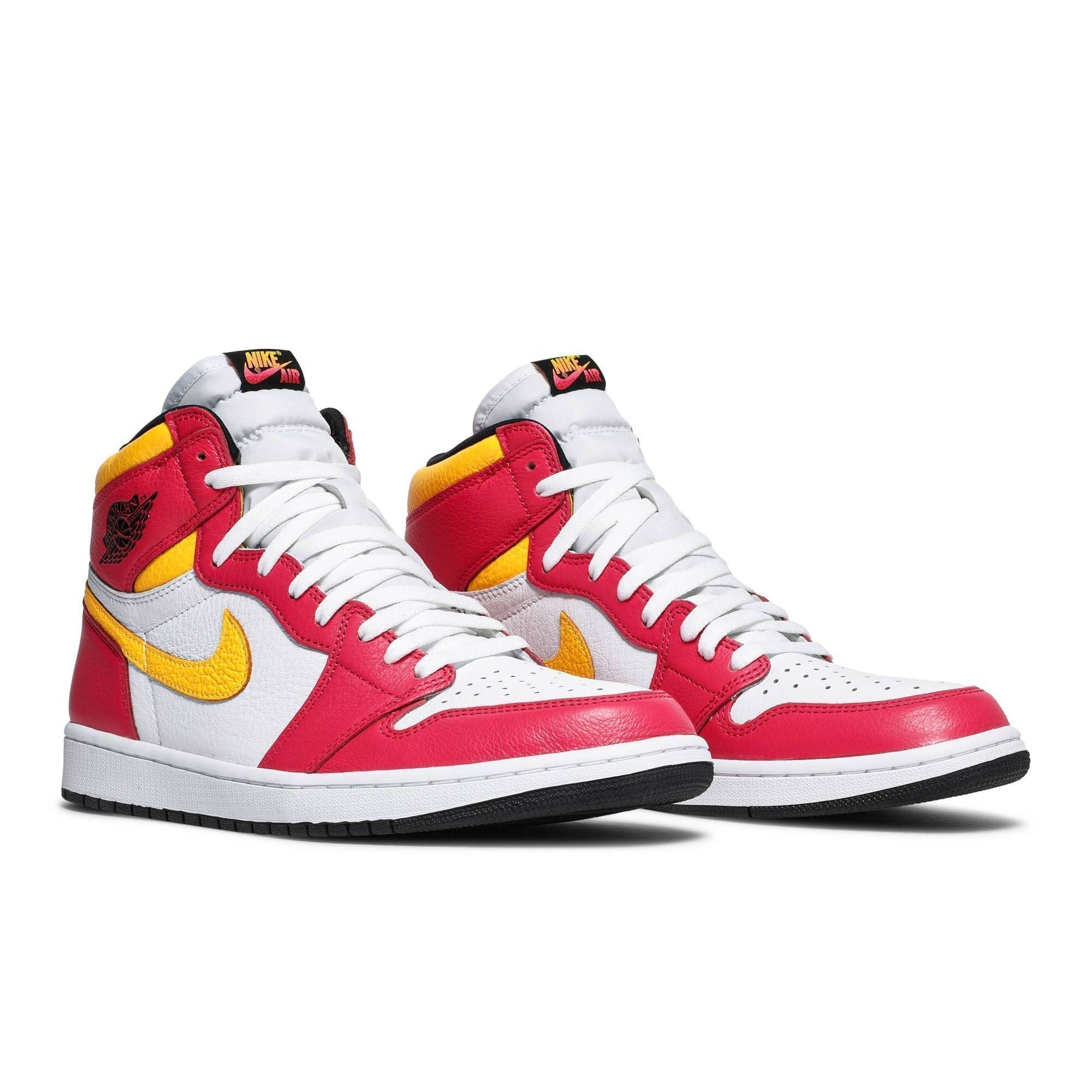 Air Jordan 1 Retro High OG Light Fusion Red 555088-603 Sneakers - Fresh Drop