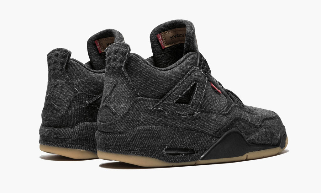 Air Jordan 4 Retro Levis NRG “Black Levis” Sneakers - All-Day Comfort