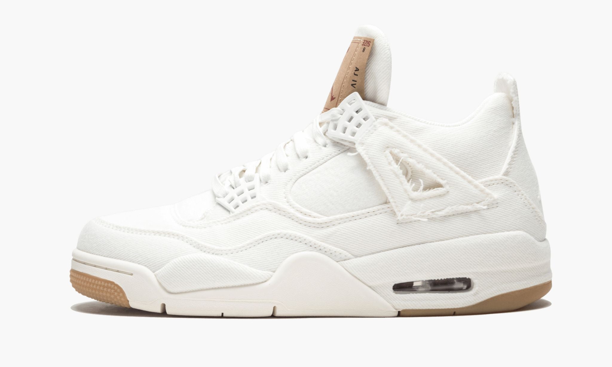 Air Jordan 4 Retro Levis NRG “White Denim” Sneakers - Head-Turner
