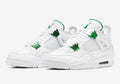 Air Jordan 4 Retro Metallic Green Sneakers - Heritage Edition