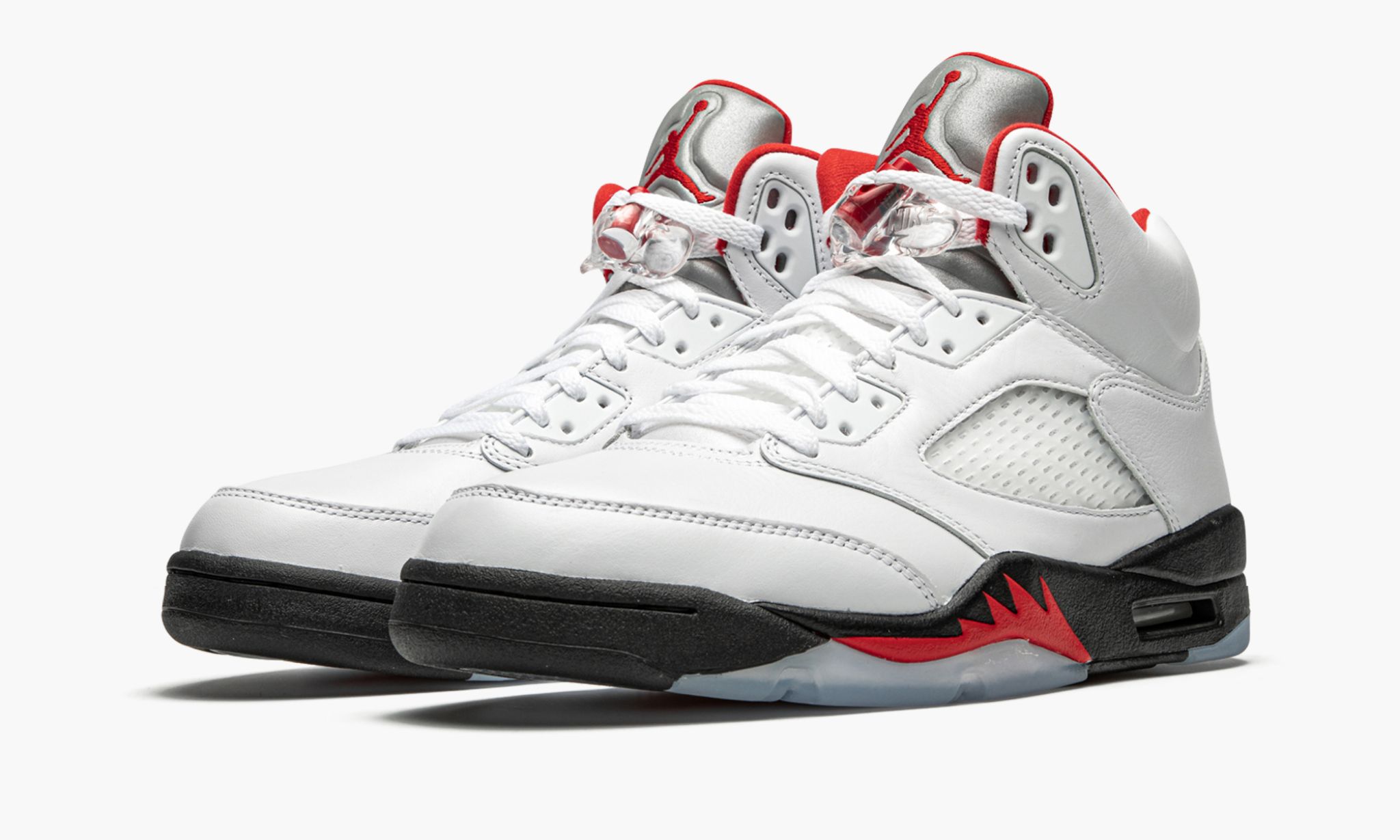Air Jordan 5 Retro “Fire Red Silver Tongue 2020” Sneakers - Hype Release