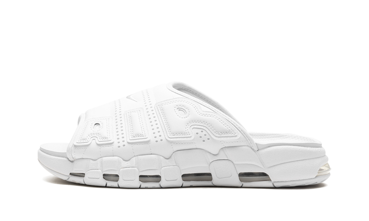 Nike More Uptempo Slide "Triple White" FD9884 101