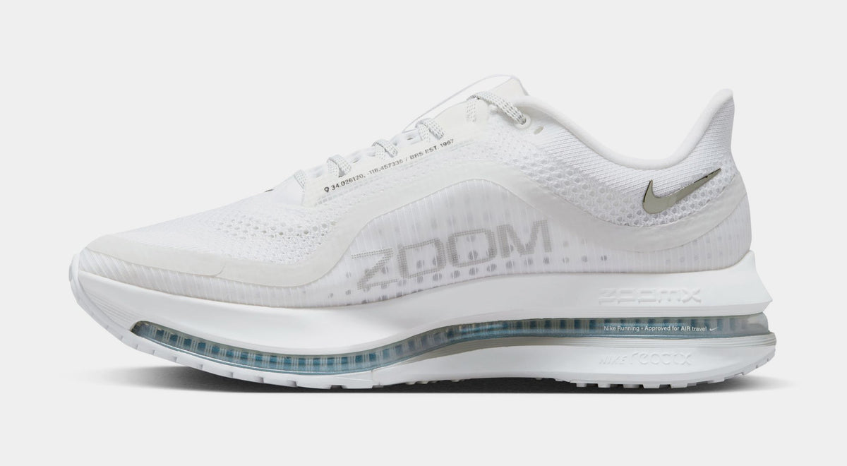 Pegasus Premium Mens Running Shoes (White/Metallic Silver/Metallic Silver)