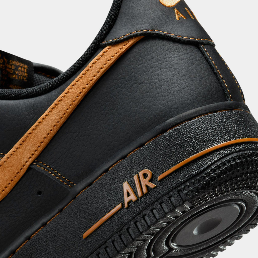 Air Force 1'07 LV8 Mens Lifestyle Shoes (Black/Desert Ochre)