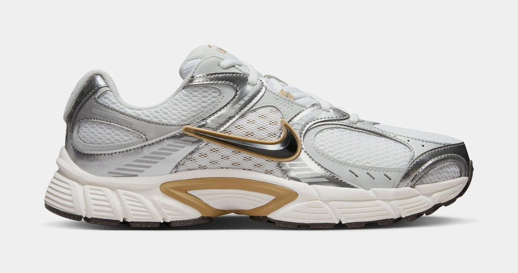 V5 RNR Mens Running Shoes (White/Parachute Beige/Metallic Pewter/Medium Ash)