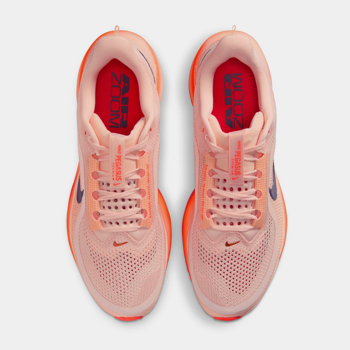Pegasus Premium Mens Running Shoes (Washed Coral/Gridiron/Hyper Orange/Crimson Tint/Metallic Silver)