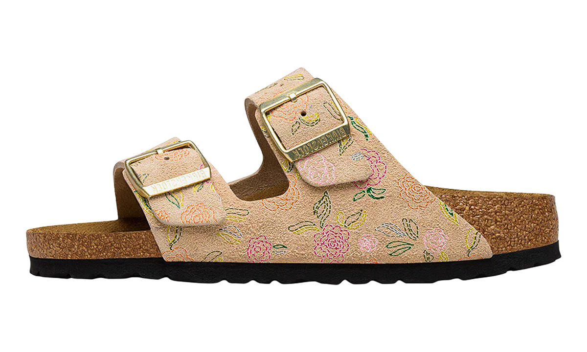 Arizona Suede Leather "Sandcastle Flower Print" 1031694