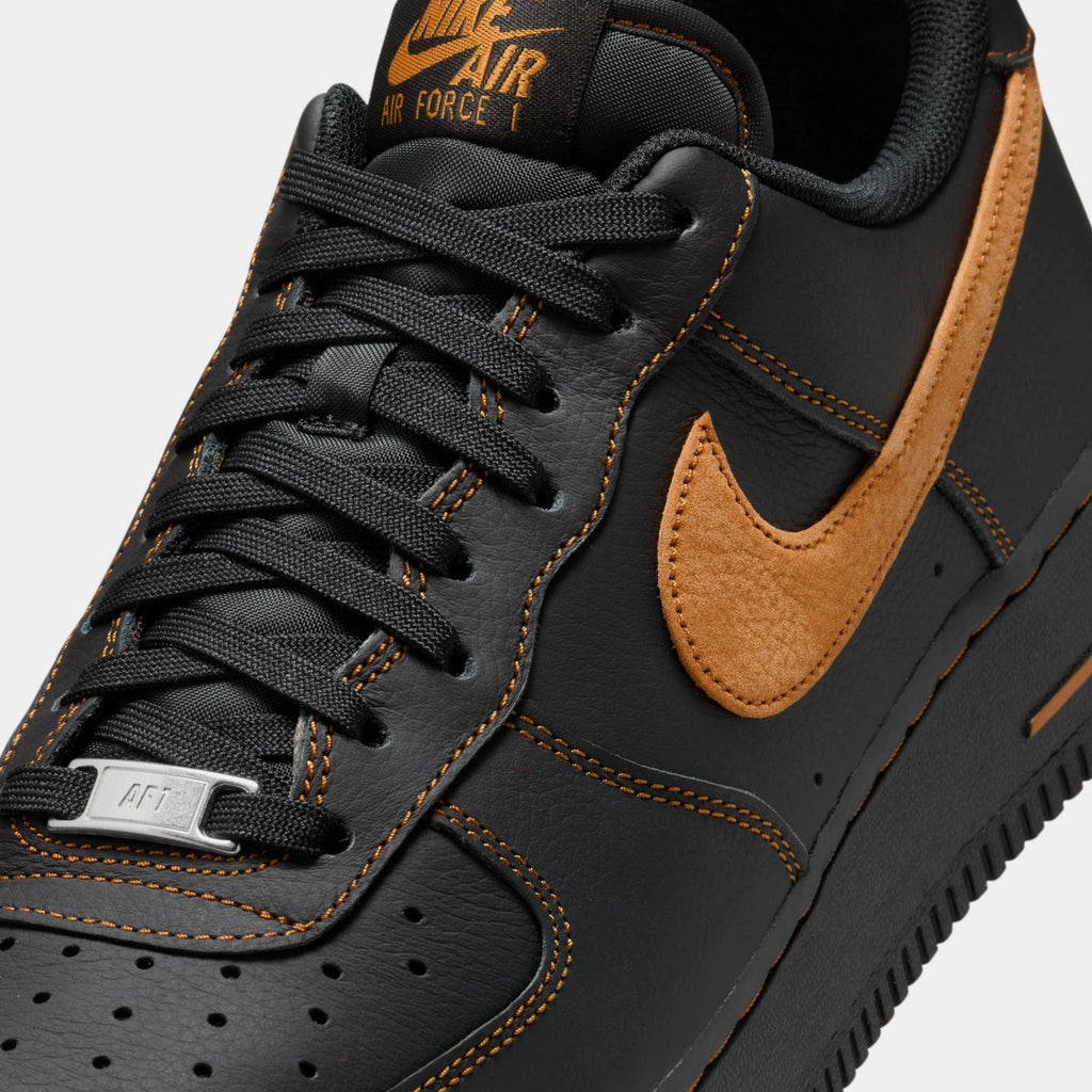 Air Force 1'07 LV8 Mens Lifestyle Shoes (Black/Desert Ochre)