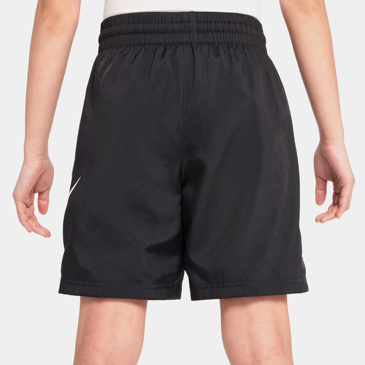 NSW Club 6" Woven Grade School Shorts (Black/White)