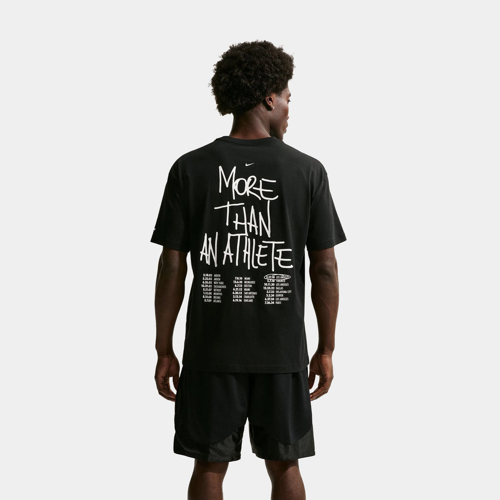 LeBron Shut Up and Dribble Mens Short Sleeve Shirt (Black)