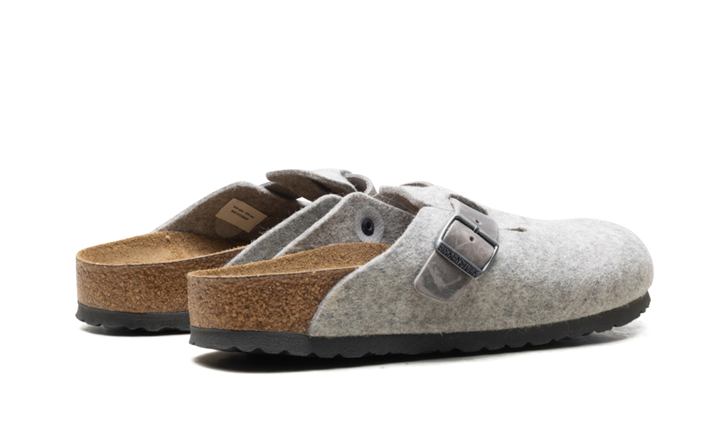 Boston Natural Leather-Felt "Light Grey - Narrow FIt" 1026163