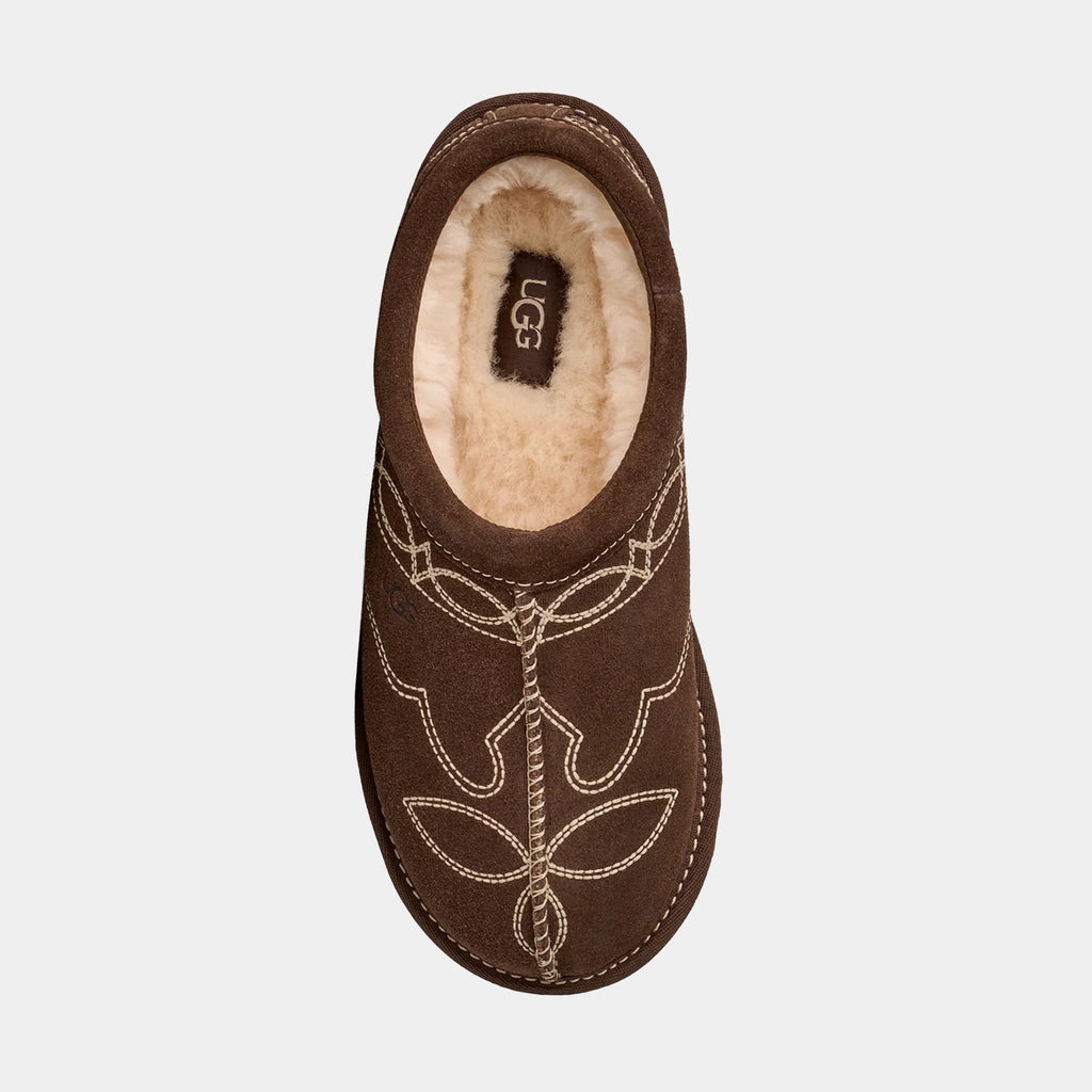 Tasman Western Slipper Womens Sandals (Burnt Cedar)