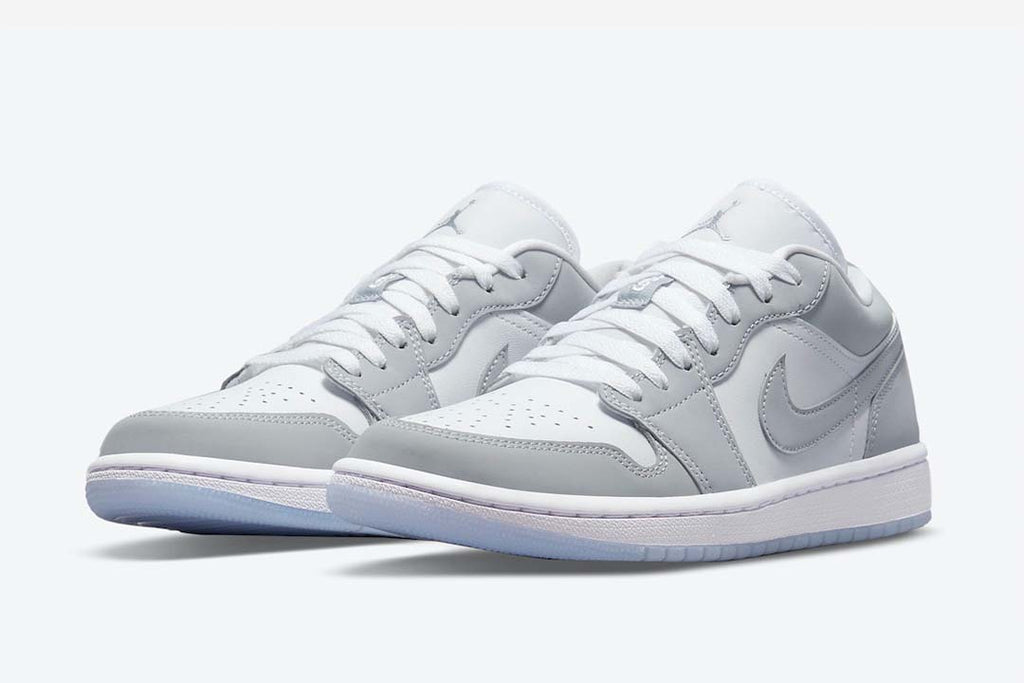 Jordan 1 Low Wolf Grey Sneakers - Vintage Inspired | Fresh Heat