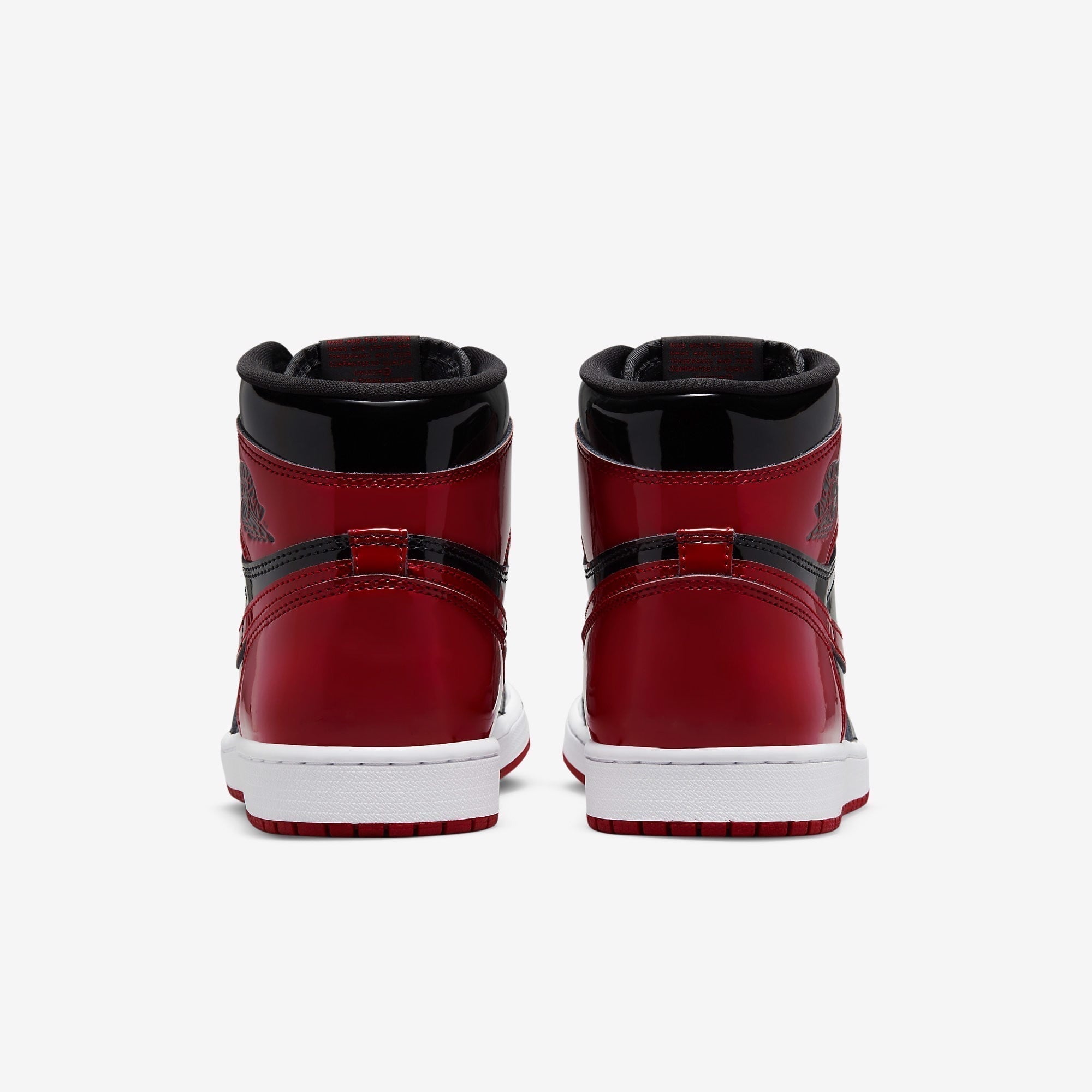 Jordan 1 Retro High OG Patent Bred Sneakers - Heritage Edition
