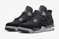 Jordan 4 Retro Black Canvas Sneakers - All-Day Comfort | Colorway of the Year