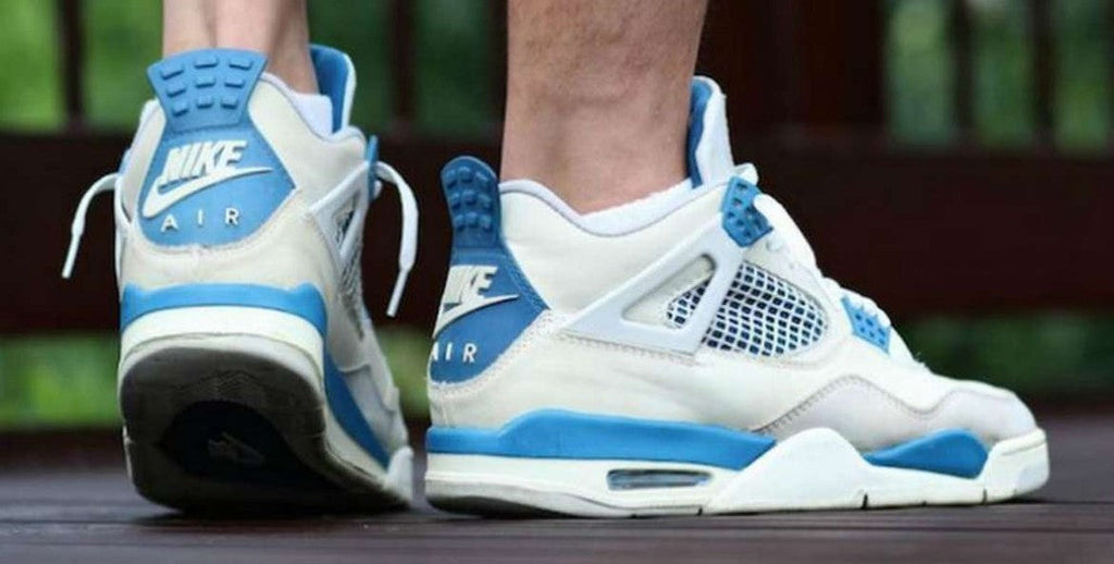 Jordan 4 Retro Golf Military Blue Sneakers - Court Icon