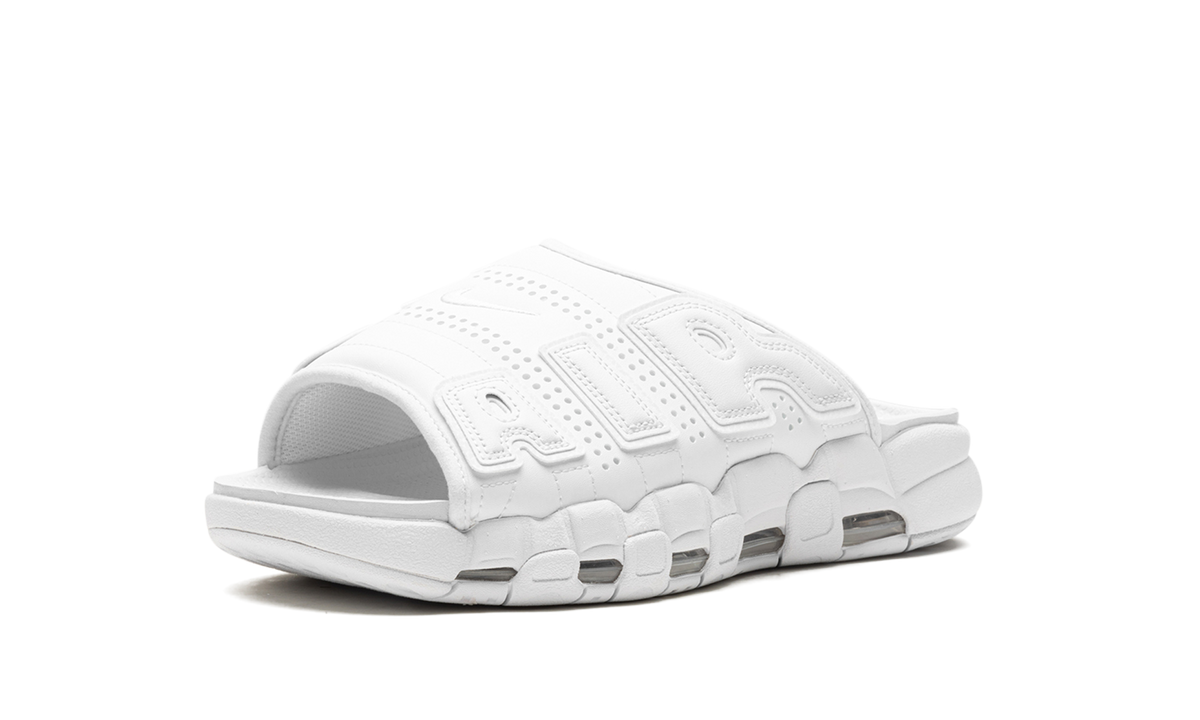 Nike More Uptempo Slide "Triple White" FD9884 101
