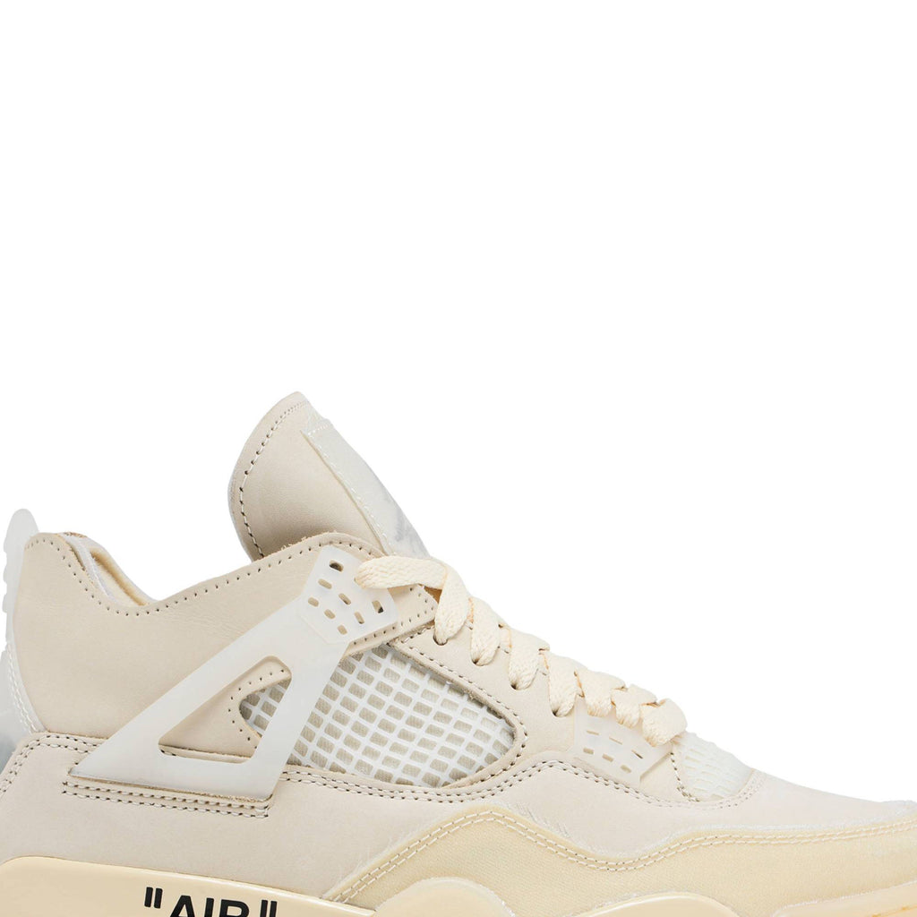 Off-White x Wmns Air Jordan 4 SP Sail CV9388-100 Sneakers - Retro Runner
