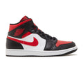 Air Jordan 1 Mid ‘Bred Toe’ Revered Footwear Sneakers - All-Day Comfort