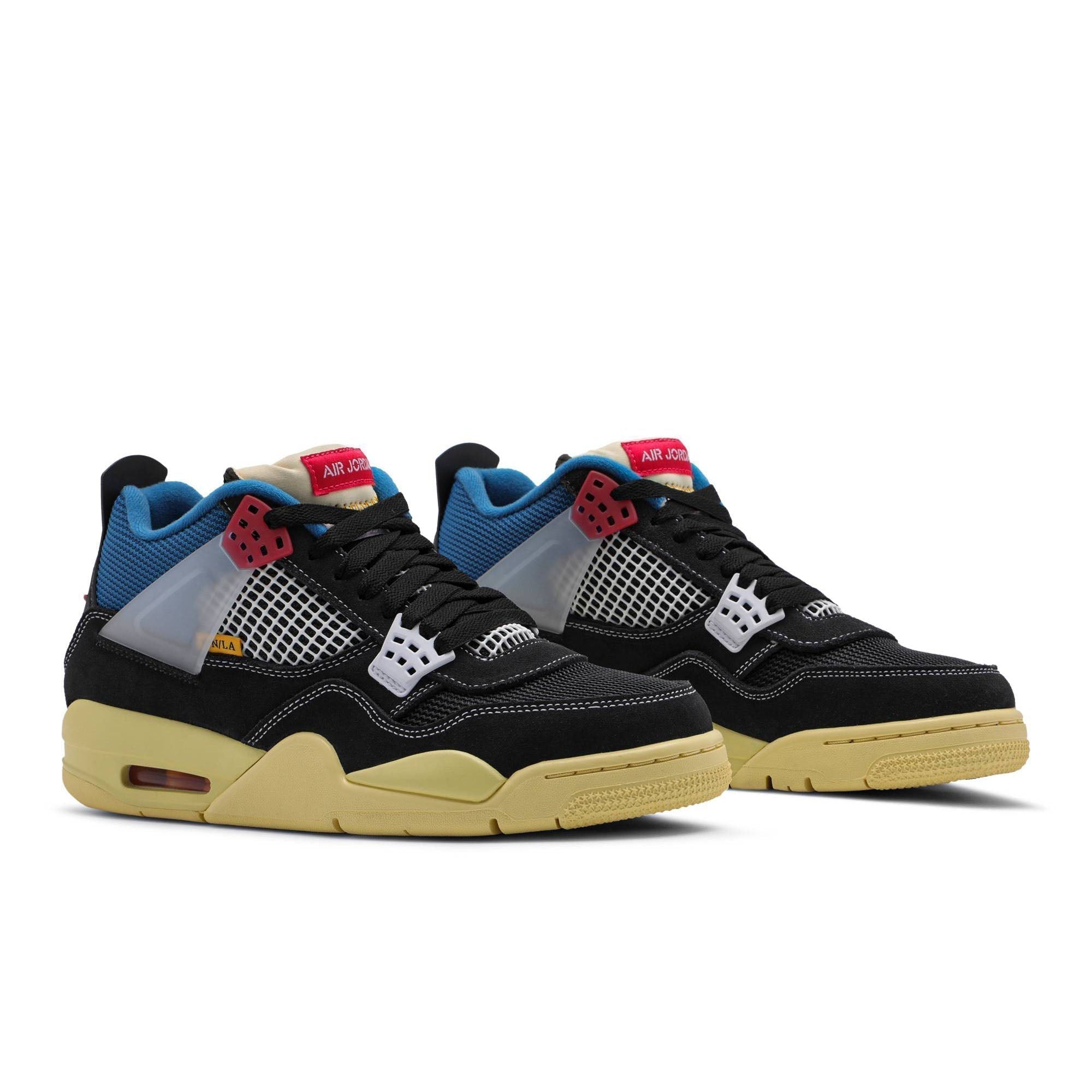 Union LA x Air Jordan 4 Retro ‘Off Noir’ DC9533-001 Sneakers - Heritage Edition