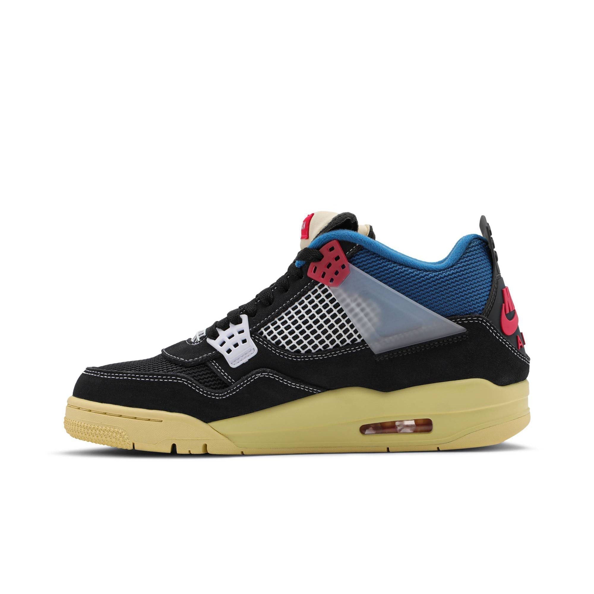 Union LA x Air Jordan 4 Retro Off Noir DC9533-001 Sneakers - Streetwear Essen...