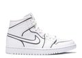 Air Jordan 1 Mid SE ‘Iridescent Trim’ Revered Footwear Sneakers - Cushioned S...