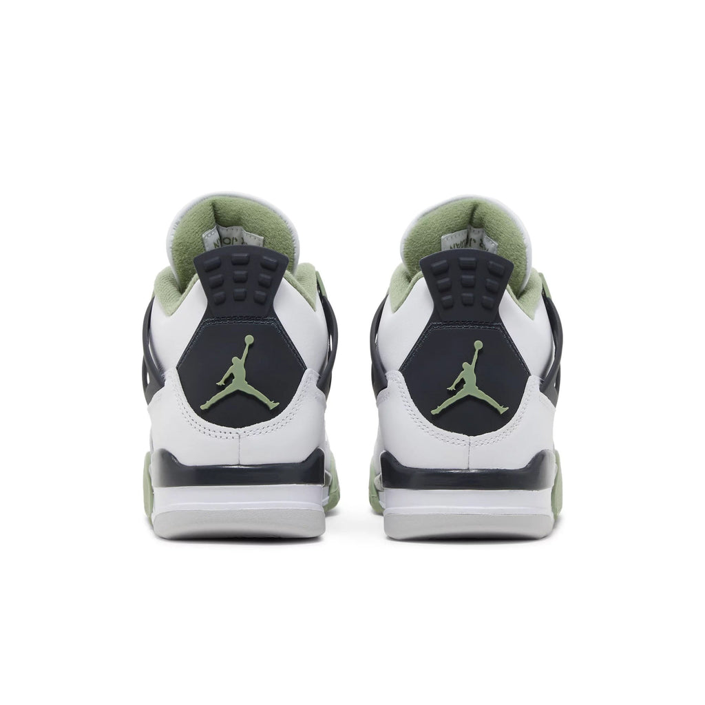 Wmns Air Jordan 4 Retro Seafoam AQ9129-103 Sneakers - Authentic