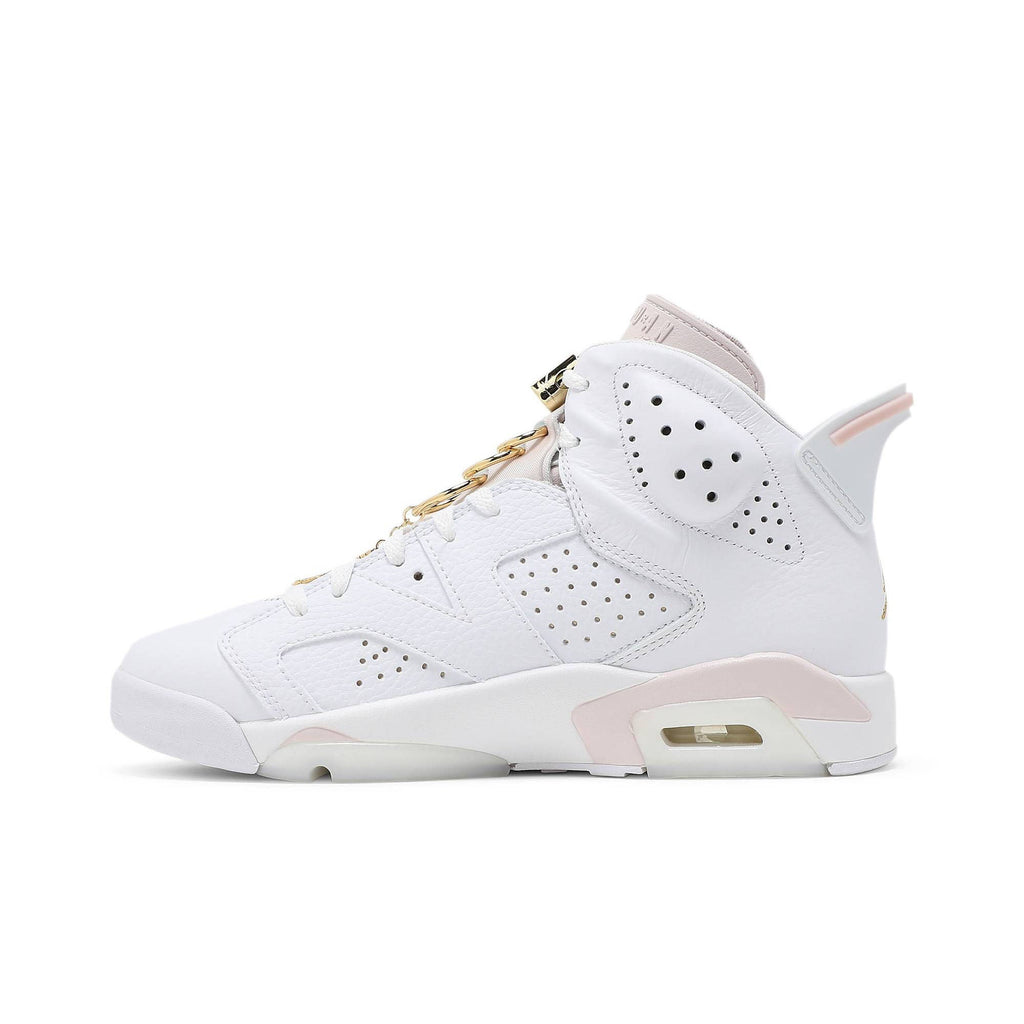 Wmns Air Jordan 6 Retro Gold Hoops DH9696-100 Sneakers - Modern Classic